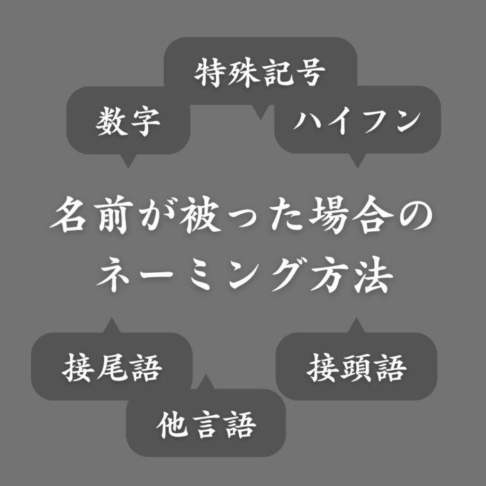 【被りNG】名前の重複が禁止されるオンラインゲームのネームミング方法