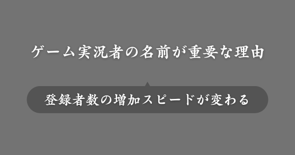YouTubeでゲーム実況するならチャンネル名が重要な理由