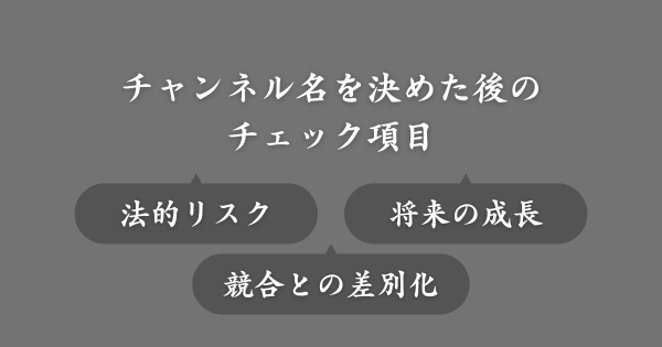 ゲーム実況系YouTubeチャンネル名を決めた後にチェックすべき注意点
