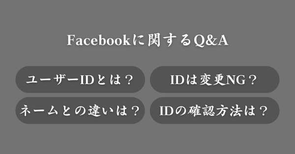 Facebookに関してよくある質問