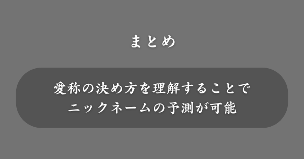 【まとめ】アメリカのニックネーム