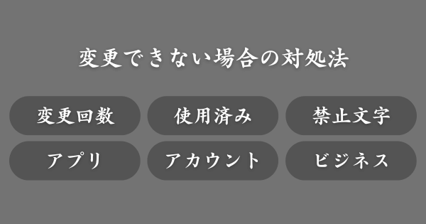 インスタハンドルネームを変更できない場合の対処法