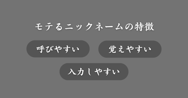マッチングアプリでどんなニックネームがモテる？