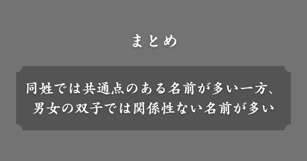 【まとめ】双子でキラキラネーム