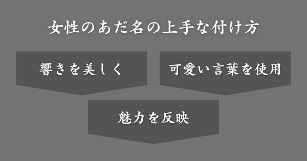 【女性向け】あだ名の上手な付け方