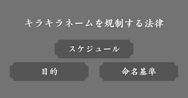 キラキラネームを規制する改正戸籍法とは？
