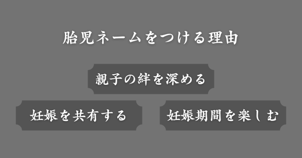 胎児ネームをつける理由